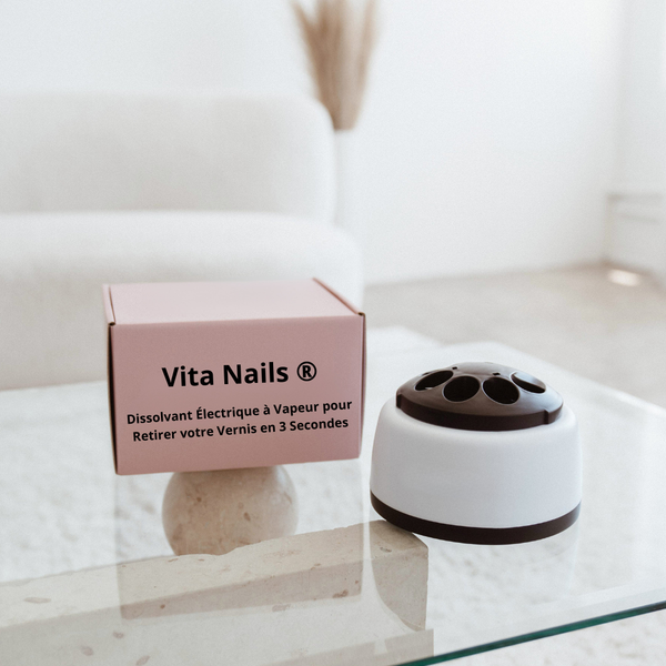 Vita Nails Pro - Dissolvant Électrique à Vapeur pour Retirer votre Vernis en 3 Secondes