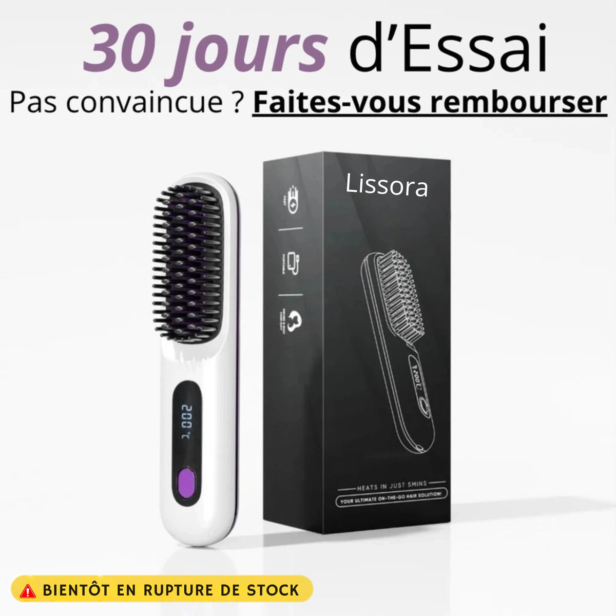 Lissora - la Brosse Lissante Portable