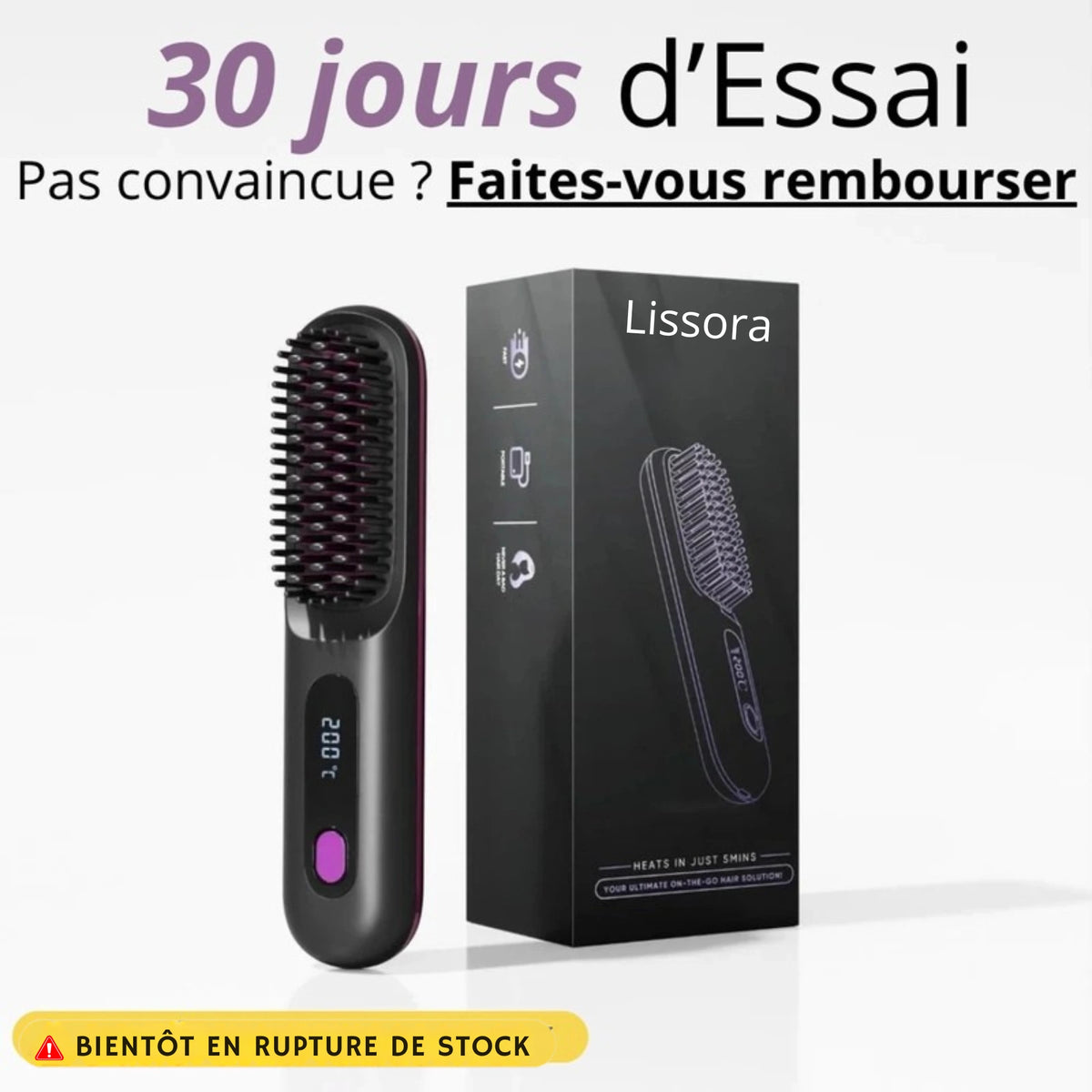 Lissora - la Brosse Lissante Portable